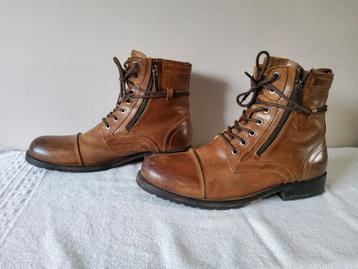 Pepe Jeans bruine leren schoenen boots maat 44 beschikbaar voor biedingen