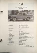 Fiat 1300 1500 1961-64. Olyslagers autotechnisch handb 42 bl, Ophalen of Verzenden