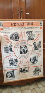 Schoolplaat Apostolisch Tijdvak, Ophalen of Verzenden, Overige thema's