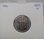 10 cent 1827 UNC, Postzegels en Munten, Munten | Nederland, Koning Willem I, Zilver, 10 cent, Losse munt