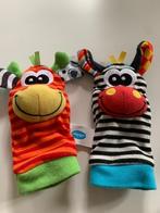 Playgro sokkenrammelaar., Ophalen of Verzenden, Zo goed als nieuw, Rammelaar, Met geluid