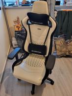 Noblechairs Epic Kunstleer wit/zwart, Ophalen, Wit, Zo goed als nieuw, Gaming bureaustoel
