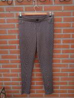 smalle broek met fijn motief janina maat 42, Zwart, Maat 42/44 (L), Ophalen of Verzenden, Zo goed als nieuw