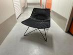 WOOOD Otis (buiten) fauteuil zwart, Huis en Inrichting, Ophalen, Kunststof, Zwart, Zo goed als nieuw