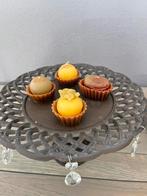 Smeedijzeren schaal, Ophalen of Verzenden, Rond, Glas