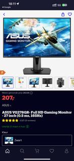 Asus VG278QR 27 inch gaming monitor (LEES BESCHRIJVING!), Computers en Software, Monitoren, Gaming, 101 t/m 150 Hz, Ophalen of Verzenden
