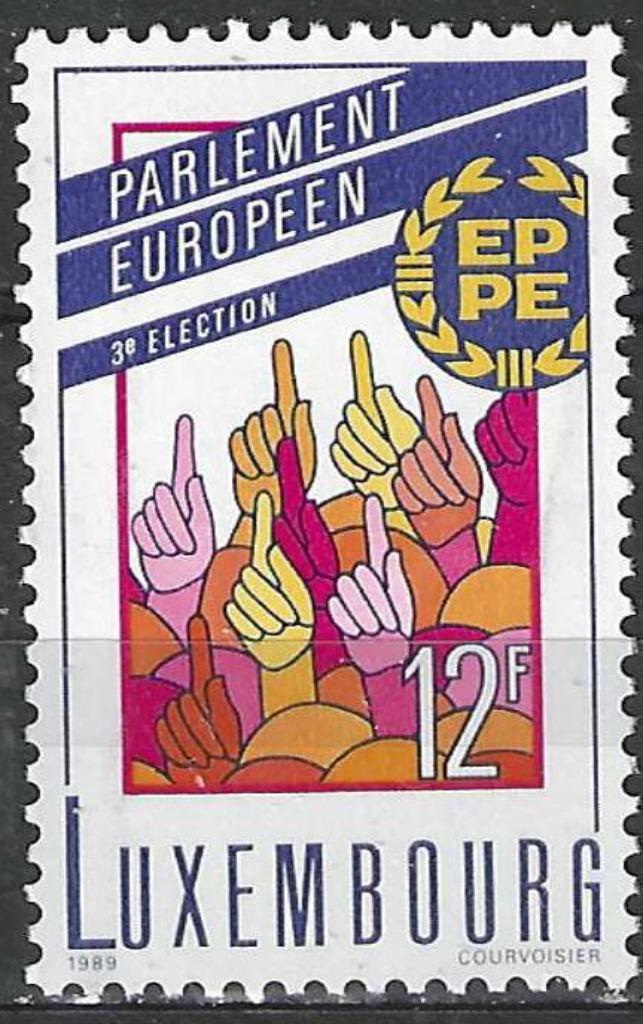 Luxemburg 1989 - Yvert 1172 - Verkiezingen (PF), Postzegels en Munten, Postzegels | Europa | Overig, Luxemburg, Verzenden