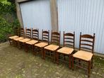 8 eiken stoelen. Het kan in hele Nederland geleverd worden., Huis en Inrichting, Stoelen, Vijf, Zes of meer stoelen, Riet of Rotan