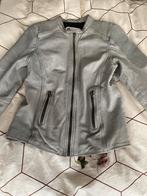 Goosecraft leren bikerjas grijs voor lente-zomer-herfst, Ophalen of Verzenden, Zo goed als nieuw, Maat 38/40 (M), Grijs