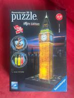 Ravensburger Big Ben Night Edition- 3D puzzel, Hobby en Vrije tijd, Denksport en Puzzels, Ophalen of Verzenden, Minder dan 500 stukjes