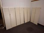Louvredeuren wit, 8 stuks zeer netjes. 152,5 x 38,4, Ophalen, Zo goed als nieuw