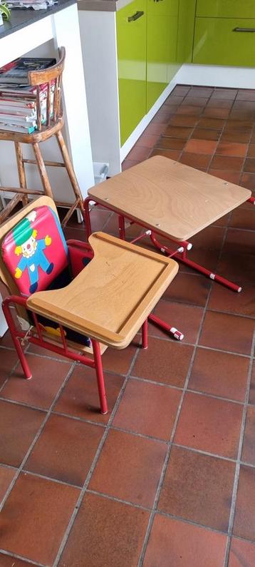 Kinderstoel ook te gebruiken als tafel en stoel