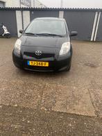 Toyota Yaris 1.0 12V Vvt-i 5DR 2009 Zwart airco goede auto, Voorwielaandrijving, 40 €/maand, 750 kg, Zwart