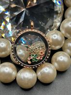 Memory locket in kerst thema, Verzenden, Zo goed als nieuw, Overige materialen