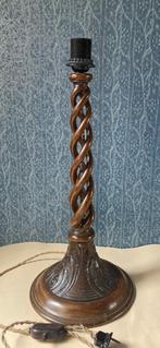 Jugendstil mahonie lampenvoet, Antiek en Kunst, Antiek | Woonaccessoires, Ophalen of Verzenden