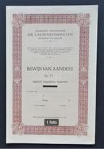 De Lauwersdiensten (Busdiensten) - Kollum - 1939, Postzegels en Munten, Aandelen en Waardepapieren, 1920 tot 1950, Aandeel, Verzenden