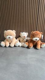 Set van 3 knuffelberen – verschillende maten, Overige merken, ., Stoffen beer, Ophalen of Verzenden