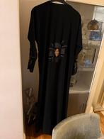 Lange Zwarte Abaya - Maat 42/44, Zwart, Maat 42/44 (L), Ophalen of Verzenden, Zo goed als nieuw