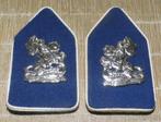 Setje Kraagstukken Huzaren van Sytzama, Ophalen of Verzenden, Landmacht, Nederland, Embleem of Badge