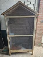 Vogelkooi 90 x 50 x 160cm, Dieren en Toebehoren, Ophalen, Zo goed als nieuw, Metaal, Vogelkooi