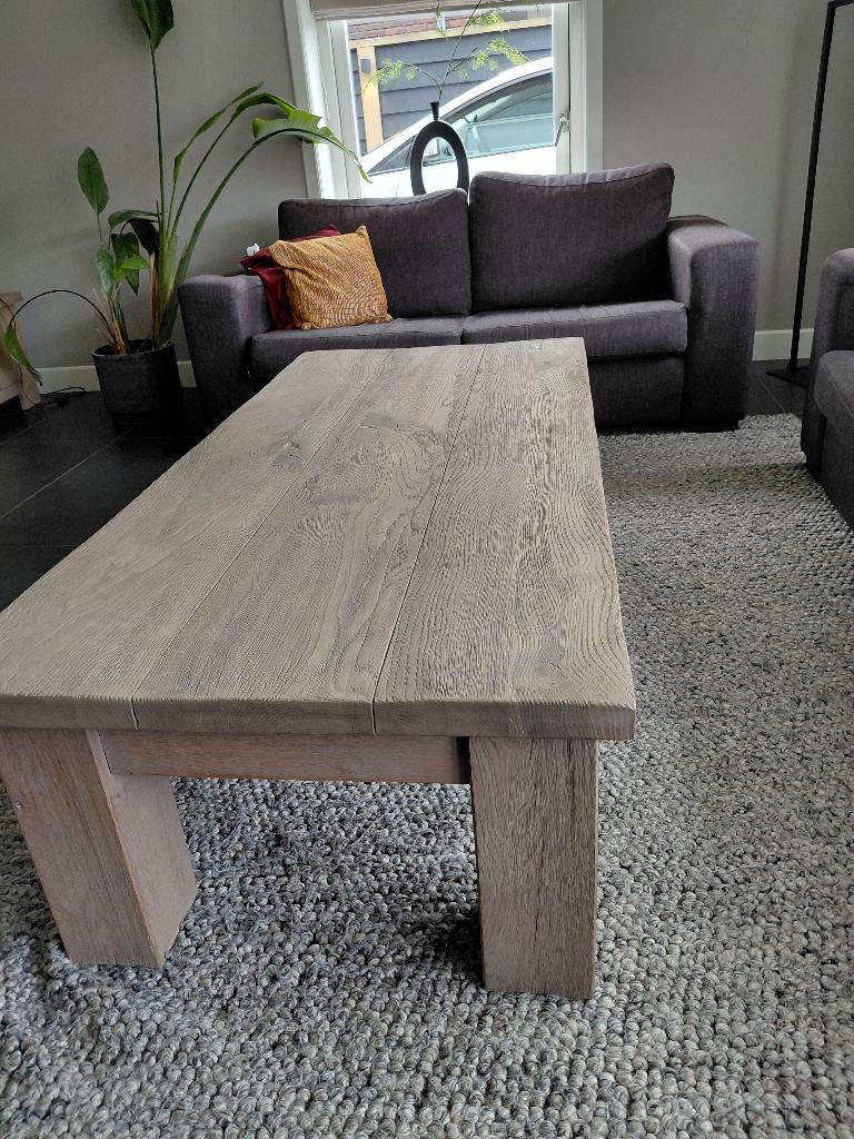 Salon tafel, Ophalen, Gebruikt, 150 tot 200 cm, Met lade(s)