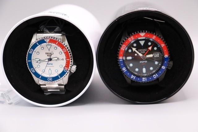 Seiko Pepsi Limited Edition SRPL99 & SSK047 set, Sieraden, Tassen en Uiterlijk, Horloges | Heren, Nieuw, Seiko, Staal, Ophalen of Verzenden