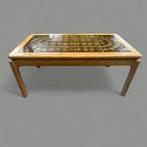 Engelse vintage coffeetable, Huis en Inrichting, Minder dan 50 cm, Gebruikt, Rechthoekig, Ophalen