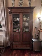 Mooie Houten Servieskast, Ophalen, Gebruikt, 100 tot 150 cm, Met lade(s)