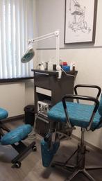Pedricure stoel met krukje., Sieraden, Tassen en Uiterlijk, Uiterlijk | Cosmetica en Make-up, Ophalen, Zwart, Gehele gezicht