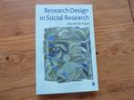 Research Design in Social Research - David de Vaus, Ophalen of Verzenden, Gamma, Zo goed als nieuw, HBO