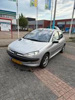 Peugeot 206 2.0 HDI 66KW 5D 2001 Grijs, Auto's, Voorwielaandrijving, Stof, Particulier, Blauw