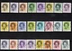 Nederland nr. 1237-1252 Koningin Beatrix in zwart gestempeld, Postzegels en Munten, Postzegels | Nederland, Ophalen of Verzenden