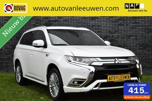 Mitsubishi Outlander 2.4 PHEV Intense+ LEDER VOL! 360º CAME, Auto's, Mitsubishi, Bedrijf, Te koop, Outlander, 360° camera, 4x4