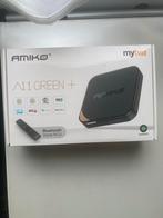 Als nieuw: Amiko A11 Green plus IPTv - Bluetooth remote, Ophalen of Verzenden, Zo goed als nieuw, USB 2, Zonder harde schijf