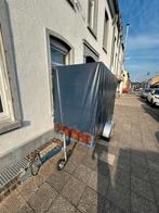 Enkel aanhanger met huif (in nette staat), Ophalen