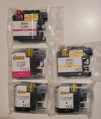 Inkt cartridges voor Brother printer., Computers en Software, Printerbenodigdheden, Ophalen of Verzenden, Zo goed als nieuw