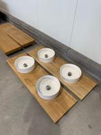 Looox en Laufen wastafel set (nieuw €3000+), Ophalen, Gebruikt, 150 tot 200 cm, Minder dan 100 cm