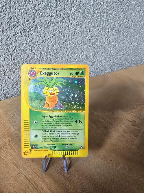 Exeggutor aquapolis h20/h32, Hobby en Vrije tijd, Verzamelkaartspellen | Pokémon, Zo goed als nieuw, Meerdere kaarten, Ophalen of Verzenden