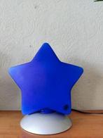 Vintage Ikea Blauwe Ster Lamp Tafellamp, Tweedehands, Tweedehands, Ophalen of Verzenden, Glas