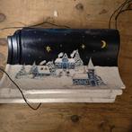 Dakpan met kerstdorp/winter dorp incl verlichting, Diversen, Kerst, Ophalen of Verzenden, Zo goed als nieuw