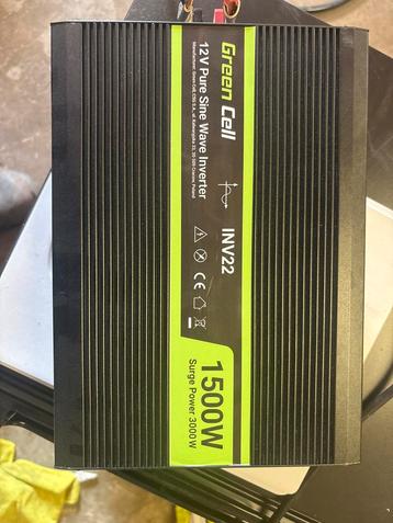 Green Cell 12V Omvormer 1500W beschikbaar voor biedingen
