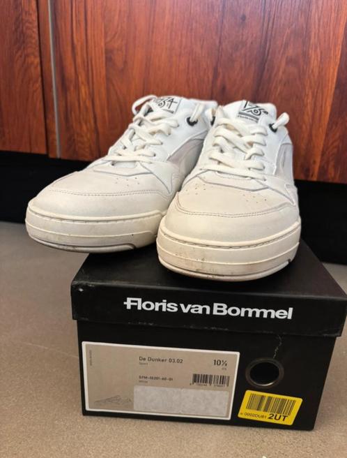 Floris van Bommel de Dunker, Kleding | Heren, Schoenen, Zo goed als nieuw, Sneakers of Gympen, Wit, Ophalen of Verzenden