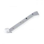 BRACKET, FOR SADDLEBAG SUPPORT BAR Chrome. Left side., Nieuw