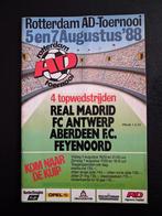 Programma AD toernooi Feyenoord 1988., Ophalen of Verzenden, Gebruikt, Feyenoord, Boek of Tijdschrift