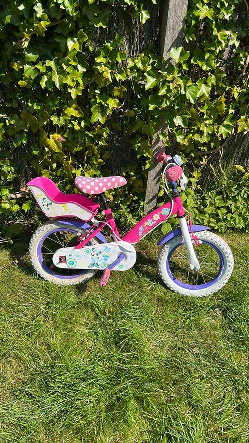 Disney mini mouse fiets 14 inch, Fietsen en Brommers, Fietsen | Kinderfietsjes, Gebruikt, Minder dan 16 inch, Ophalen