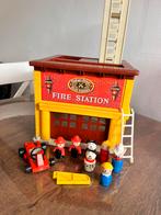 Fisher-Price Brandweerkazerne 1979 vintage, Ophalen of Verzenden, Gebruikt, Speelset