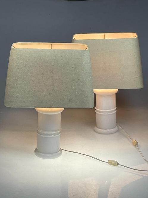 Set glazen Holmegaard Apotheker Lampen, Sit Werner, Denemark, Huis en Inrichting, Lampen | Tafellampen, Gebruikt, 50 tot 75 cm