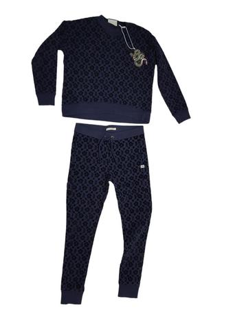 Geweldige SCOTCH R'BELLE sweatset met bloemen maat 10/140. beschikbaar voor biedingen