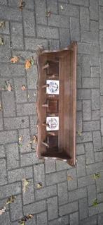 Vintage Kapstok met Tegeltjes, Ophalen, Gebruikt