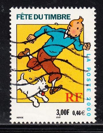 3319 - Frankrijk michel 3445A gestempeld , Dag van de postze beschikbaar voor biedingen